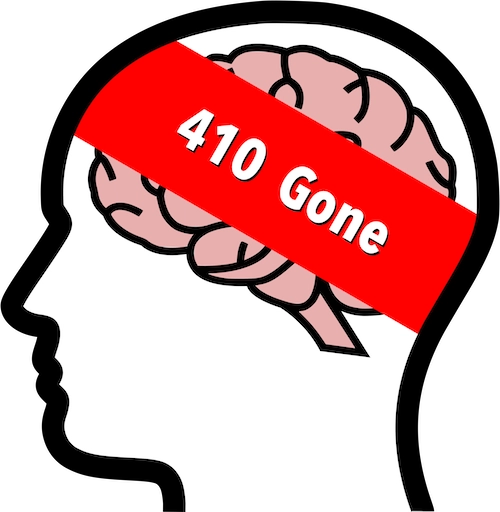 My Brain Response: 410 Gone