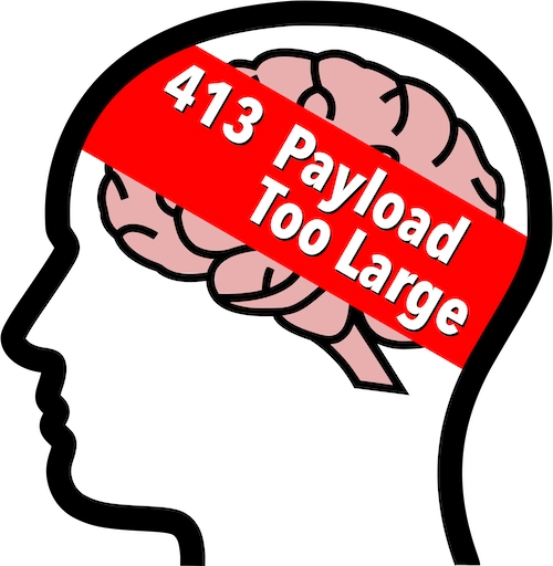 My Brain Response: 413 Payload Too Large