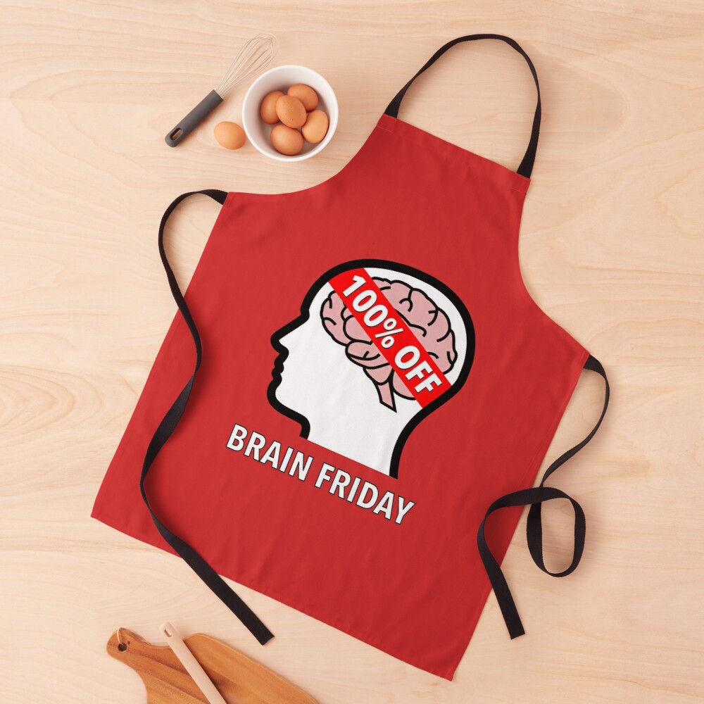 Brain Friday - 100% Off Apron product image
