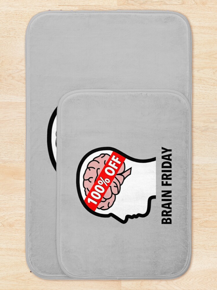 Brain Friday - 100% Off Bath Mat product image