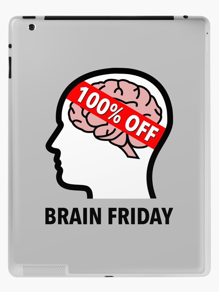 Brain Friday - 100% Off iPad Skin product image