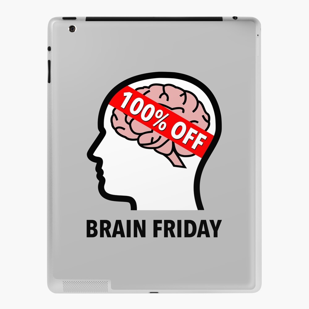 Brain Friday - 100% Off iPad Skin