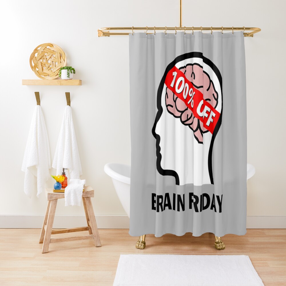 Brain Friday - 100% Off Shower Curtain