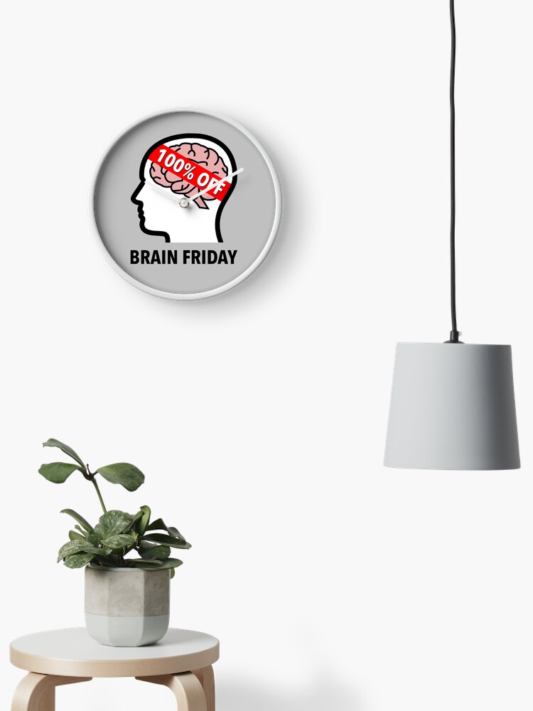 Brain Friday - 100% Off Wall Clock product image