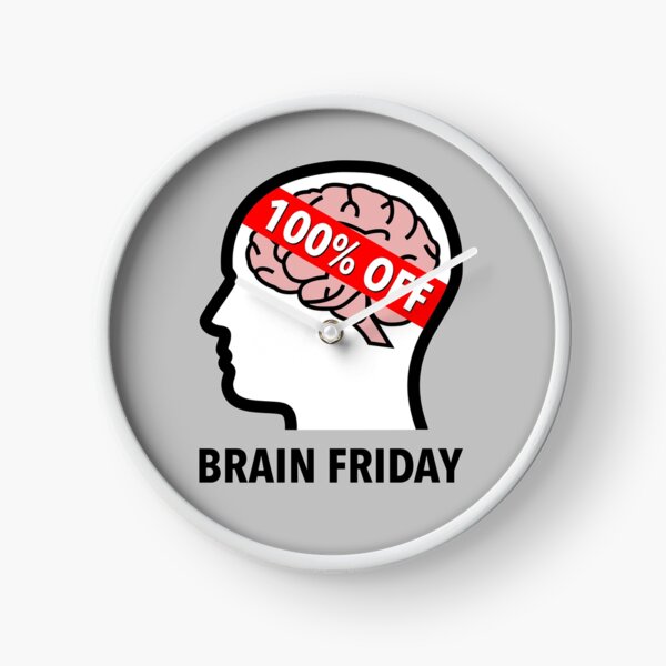 Brain Friday - 100% Off Wall Clock product image