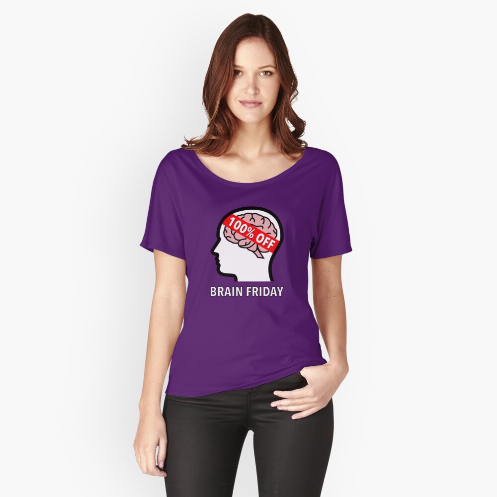 Brain Friday - 100% Off Relaxed Fit T-Shirt product image