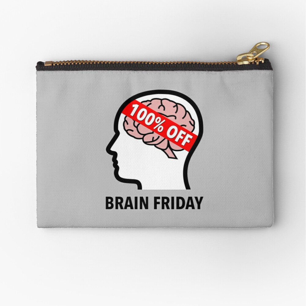 Brain Friday - 100% Off Zipper Pouch product image