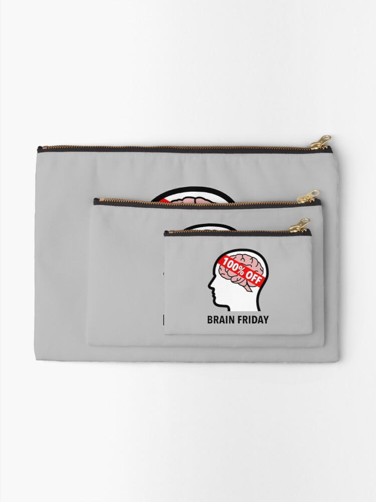 Brain Friday - 100% Off Zipper Pouch product image