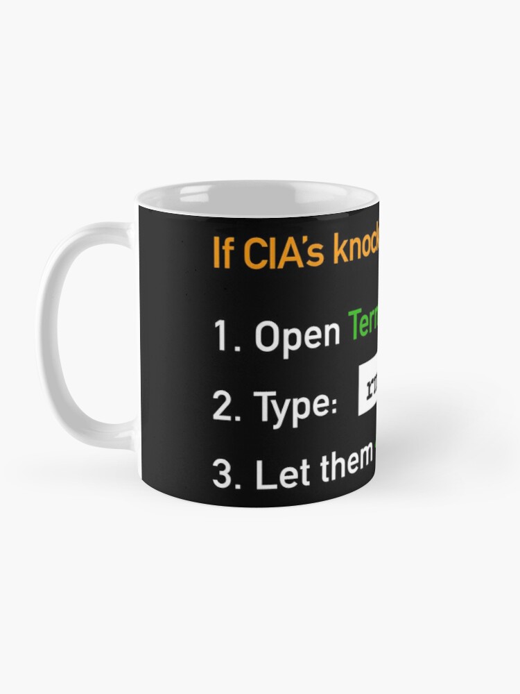 Useful Guide - If CIA's Knocking On Your Door Classic Mug product image