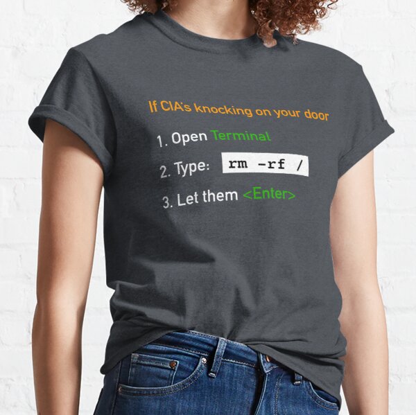 Useful Guide - If CIA's Knocking On Your Door Classic T-Shirt product image