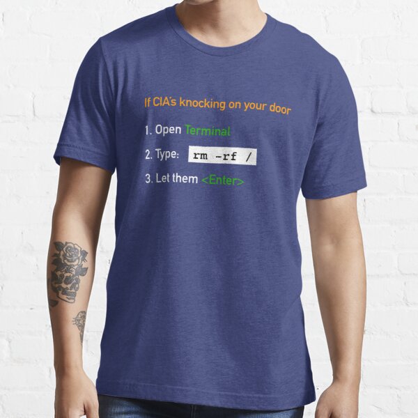 Useful Guide - If CIA's Knocking On Your Door Essential T-Shirt product image