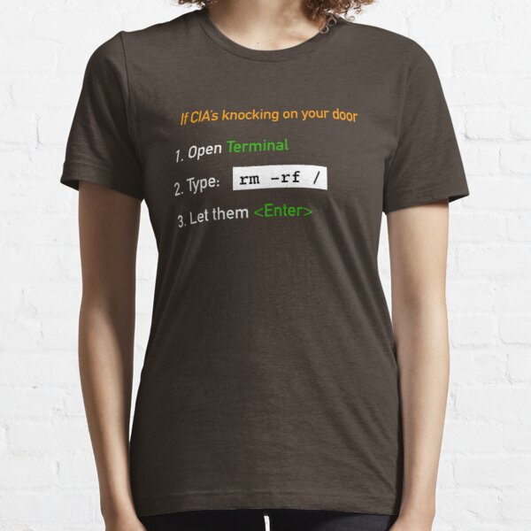 Useful Guide - If CIA's Knocking On Your Door Essential T-Shirt product image