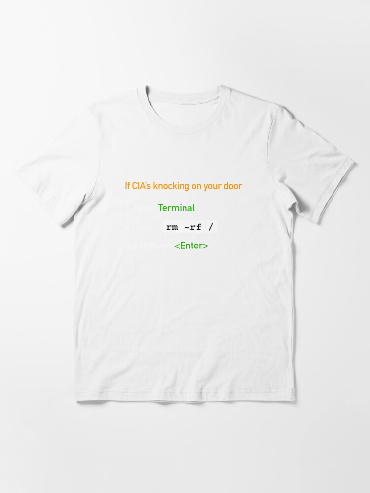 Useful Guide - If CIA's Knocking On Your Door Essential T-Shirt product image