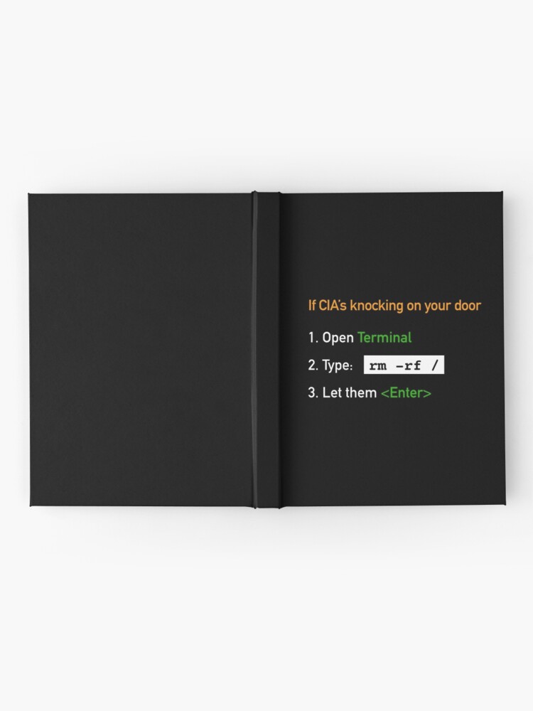 Useful Guide - If CIA's Knocking On Your Door Hardcover Journal product image