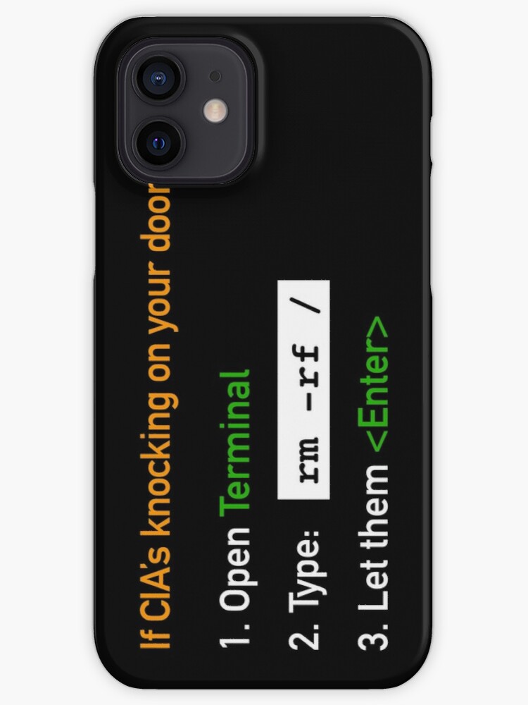 Useful Guide - If CIA's Knocking On Your Door iPhone Soft Case product image