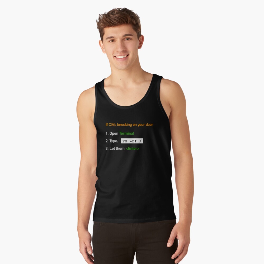 Useful Guide - If CIA's Knocking On Your Door Classic Tank Top product image