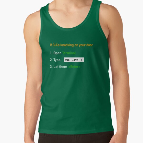 Useful Guide - If CIA's Knocking On Your Door Classic Tank Top product image