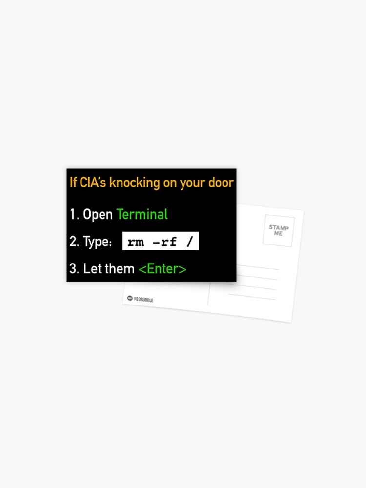 Useful Guide - If CIA's Knocking On Your Door Postcard product image