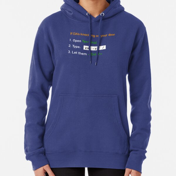 Useful Guide - If CIA's Knocking On Your Door Pullover Hoodie product image