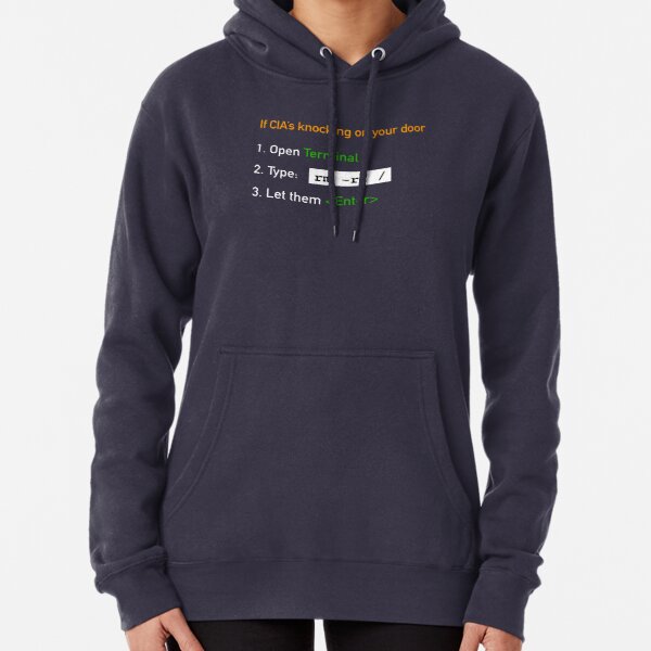 Useful Guide - If CIA's Knocking On Your Door Pullover Hoodie product image