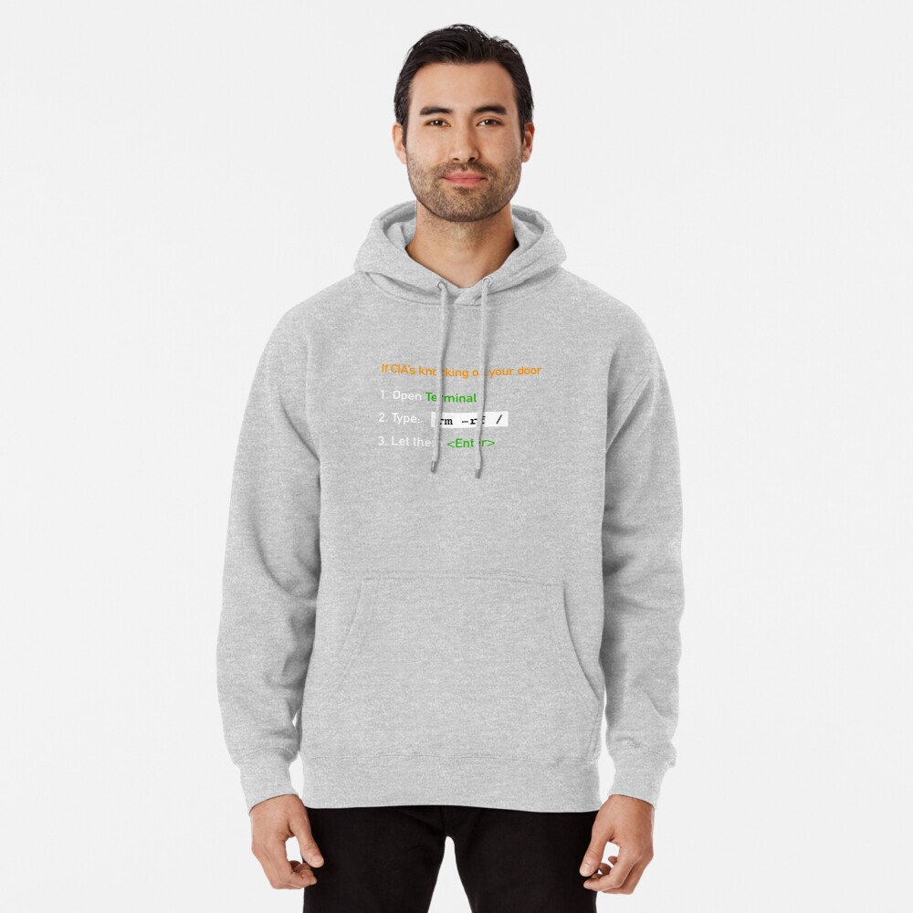 Useful Guide - If CIA's Knocking On Your Door Pullover Hoodie