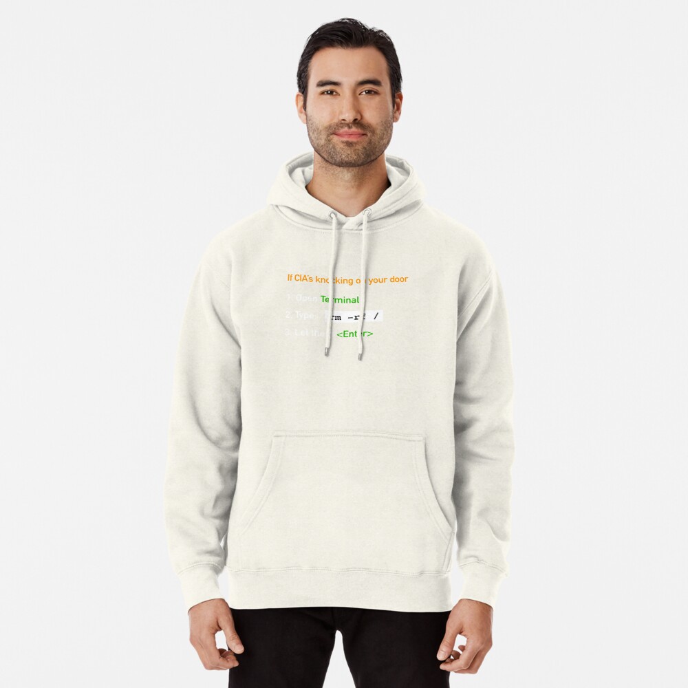 Useful Guide - If CIA's Knocking On Your Door Pullover Hoodie product image