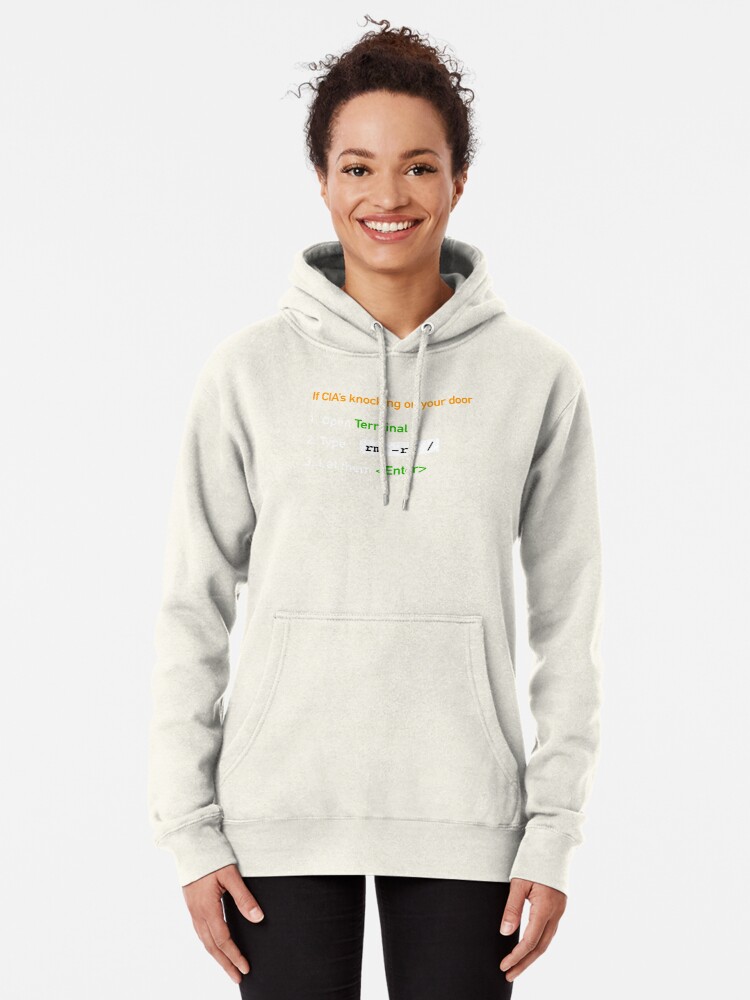 Useful Guide - If CIA's Knocking On Your Door Pullover Hoodie product image