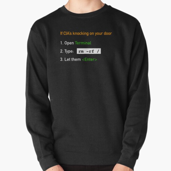 Useful Guide - If CIA's Knocking On Your Door Pullover Sweatshirt product image