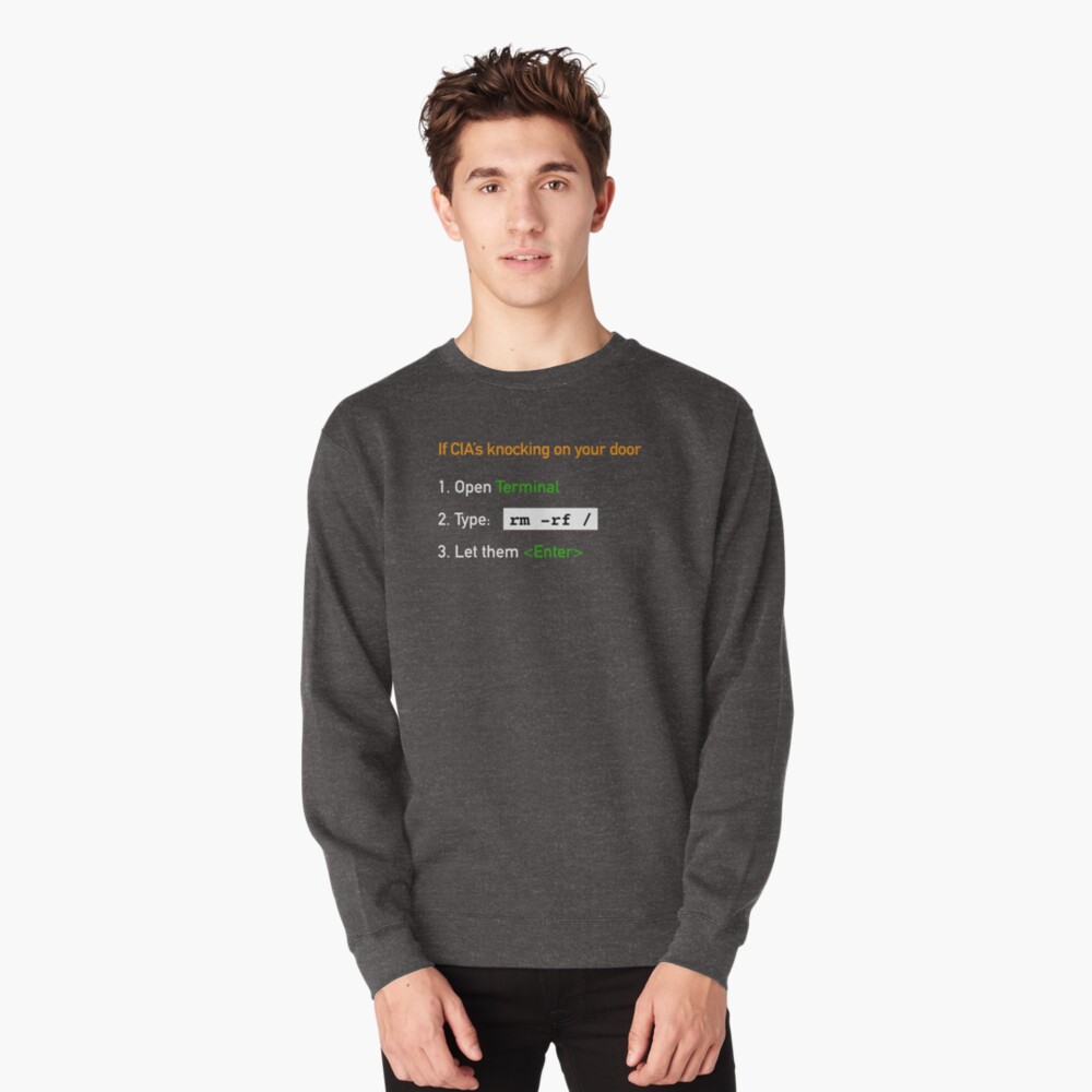 Useful Guide - If CIA's Knocking On Your Door Pullover Sweatshirt