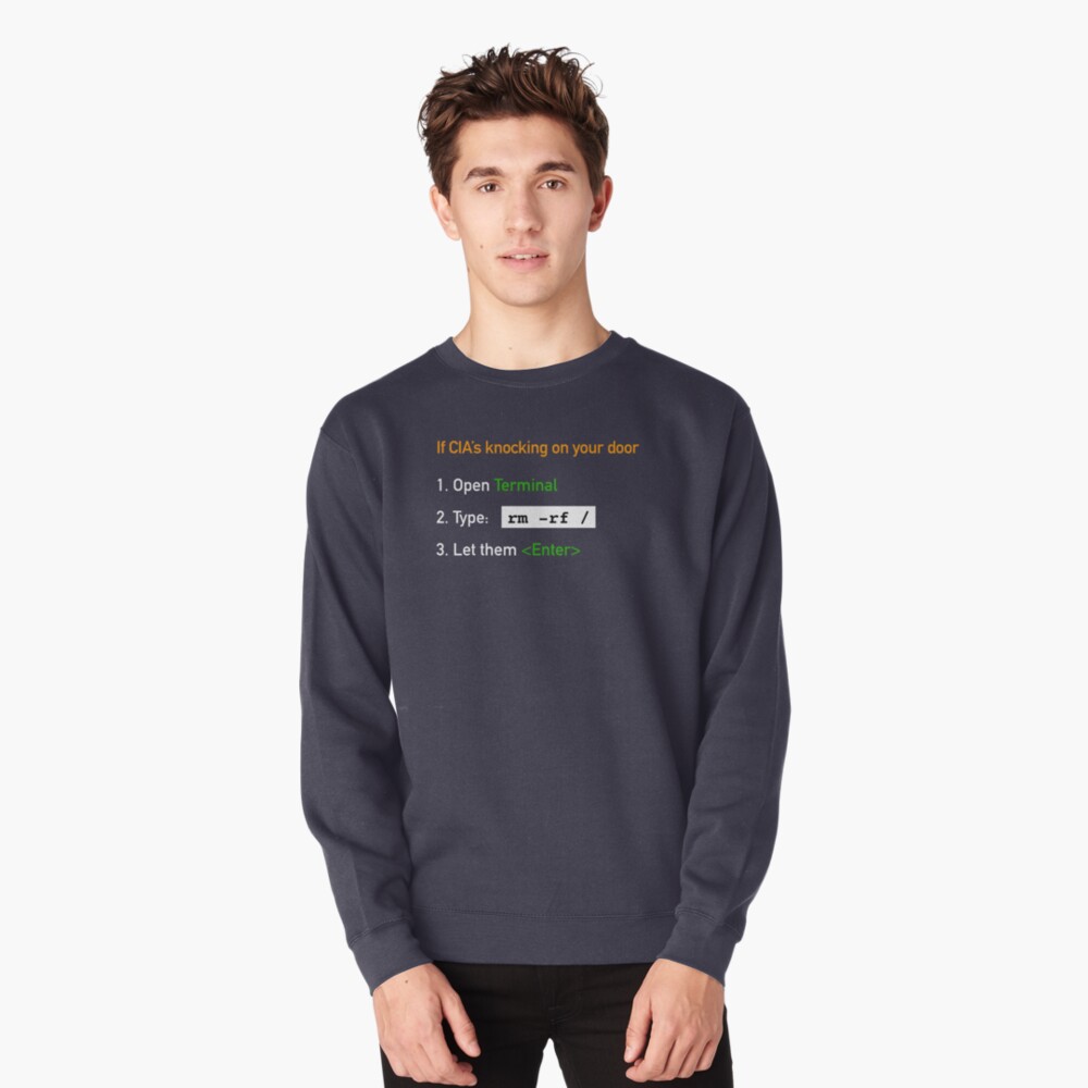 Useful Guide - If CIA's Knocking On Your Door Pullover Sweatshirt product image