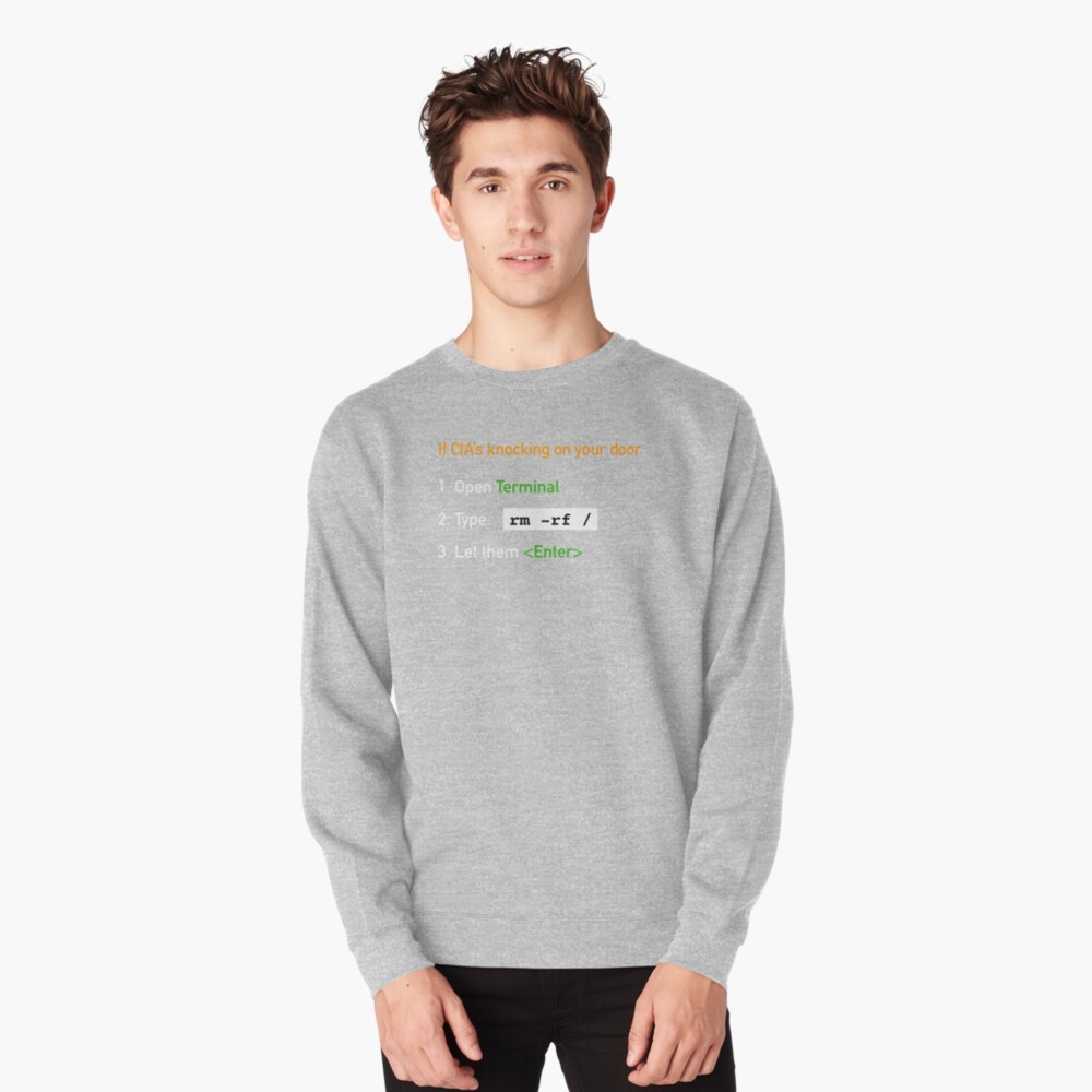 Useful Guide - If CIA's Knocking On Your Door Pullover Sweatshirt