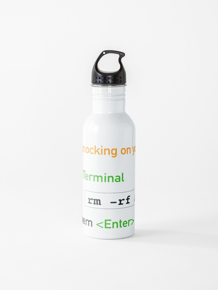 Useful Guide - If CIA's Knocking On Your Door Water Bottle product image