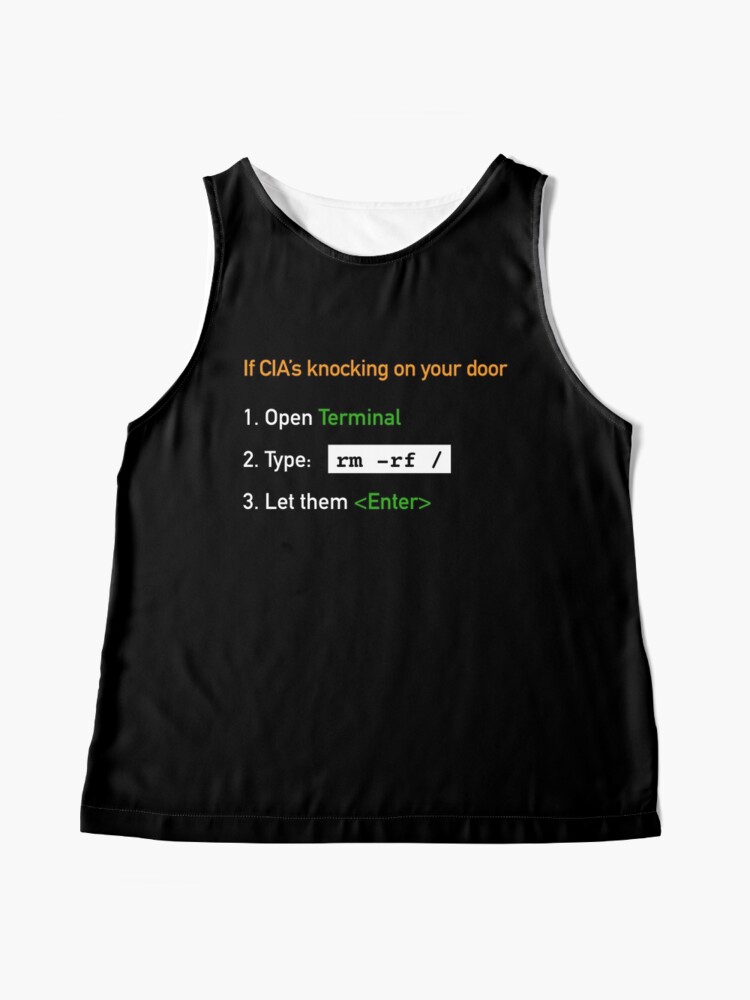 Useful Guide - If CIA's Knocking On Your Door Sleeveless Top product image