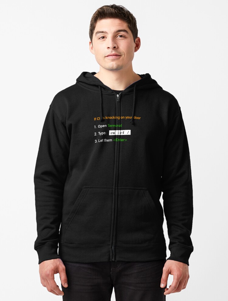 Useful Guide - If CIA's Knocking On Your Door Zipped Hoodie product image