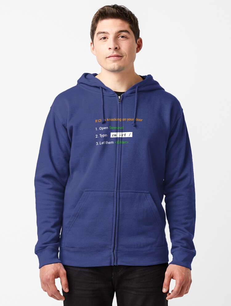 Useful Guide - If CIA's Knocking On Your Door Zipped Hoodie product image