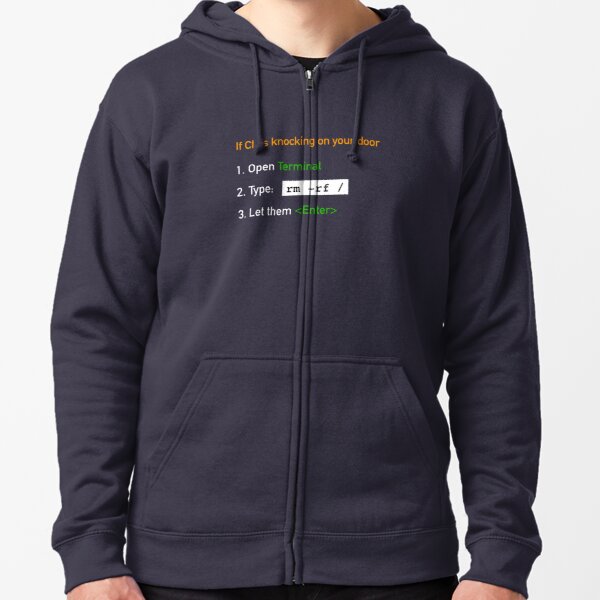 Useful Guide - If CIA's Knocking On Your Door Zipped Hoodie product image