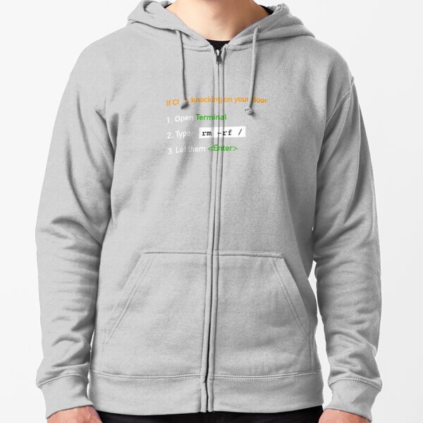 Useful Guide - If CIA's Knocking On Your Door Zipped Hoodie product image