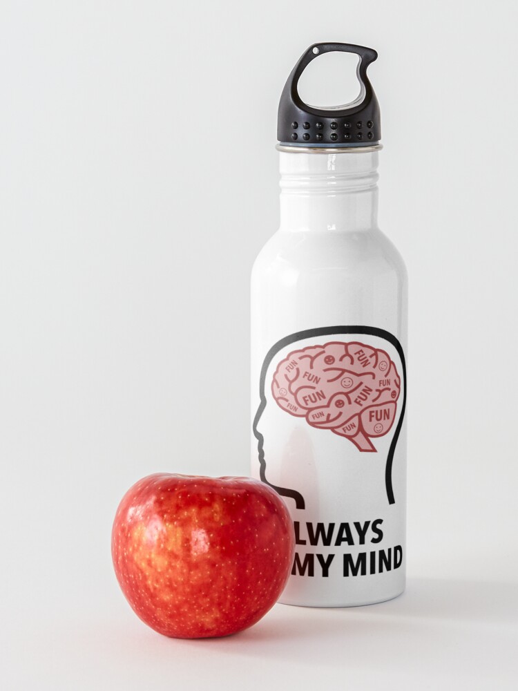 Fun Is Always On My Mind Water Bottle product image