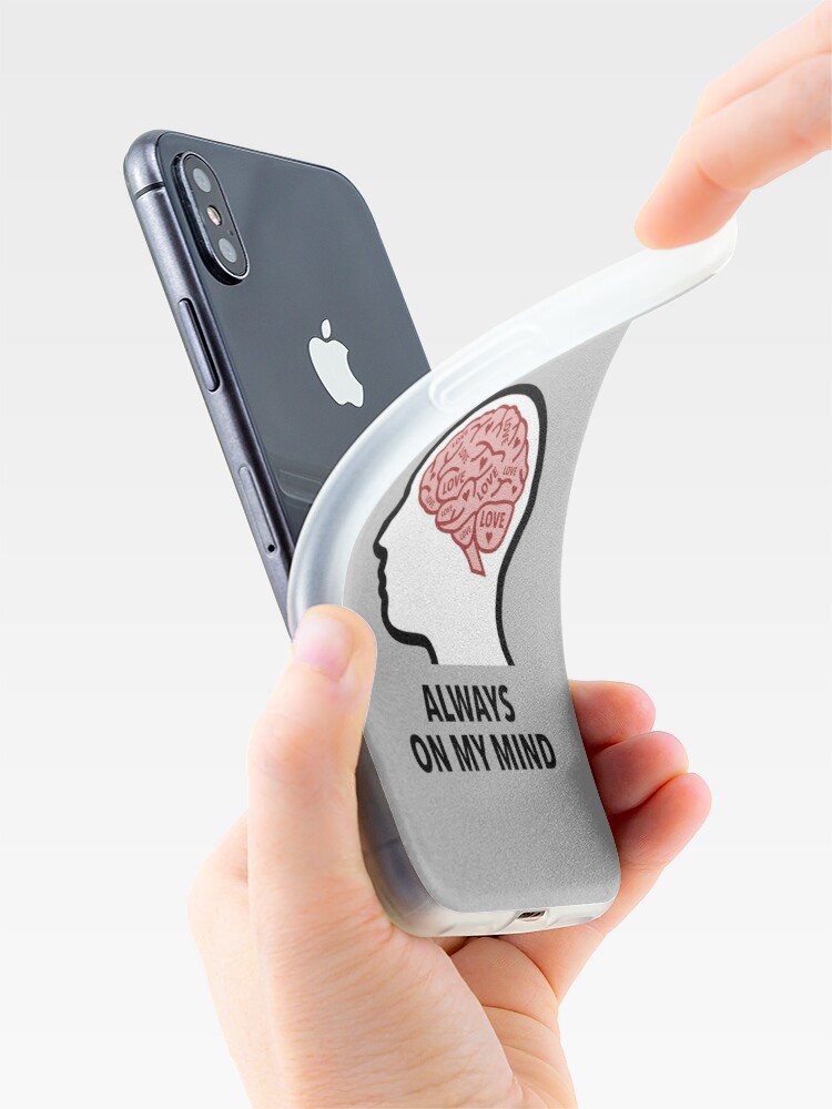 Love Is Always On My Mind iPhone Soft Case product image