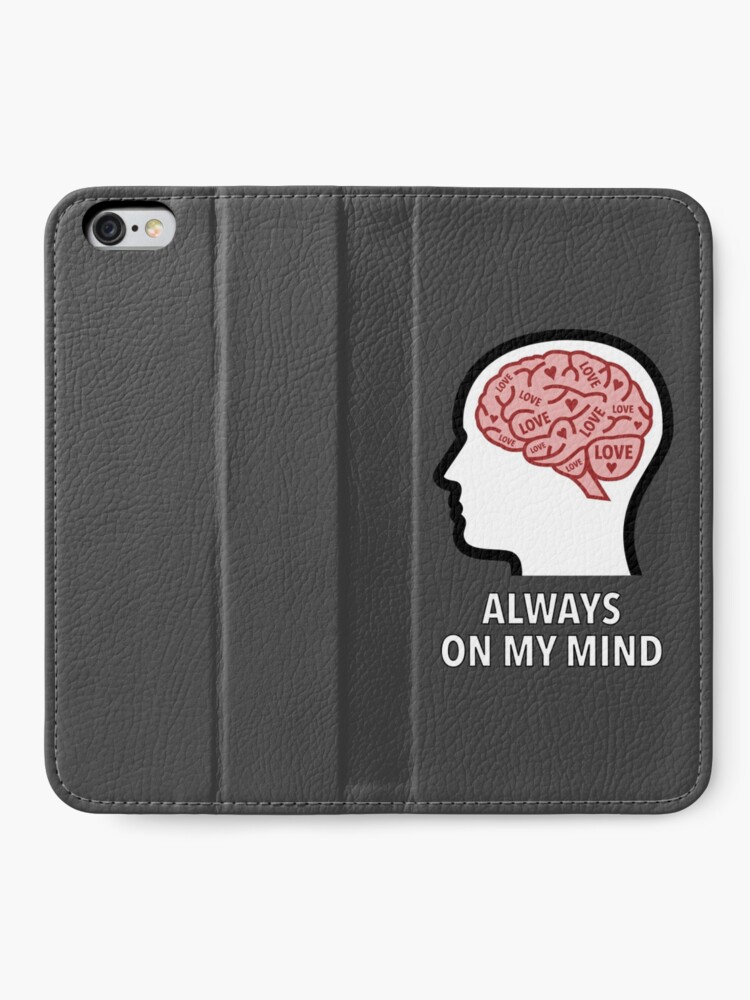 Love Is Always On My Mind iPhone Wallet product image