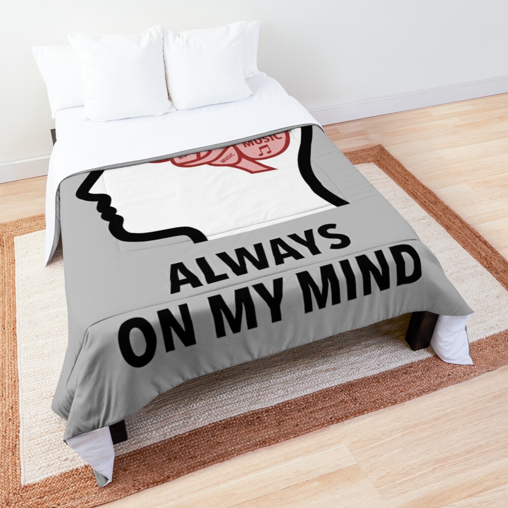 Music Is Always On My Mind Comforter product image
