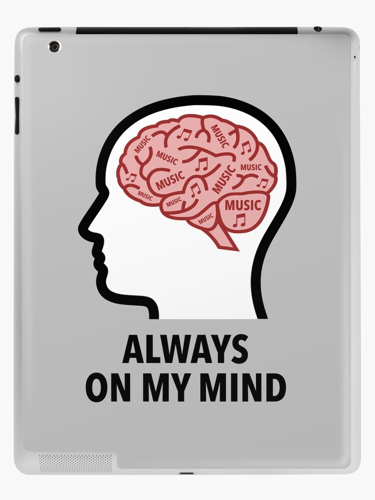 Music Is Always On My Mind iPad Snap Case product image