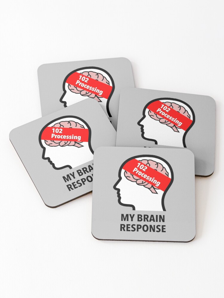 My Brain Response: 102 Processing Coasters (Set of 4) product image