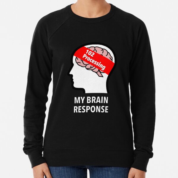 My Brain Response: 102 Processing Lightweight Sweatshirt product image