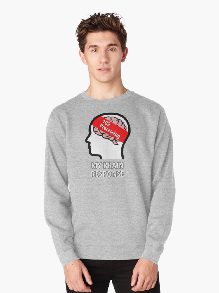 My Brain Response: 102 Processing Pullover Sweatshirt product image