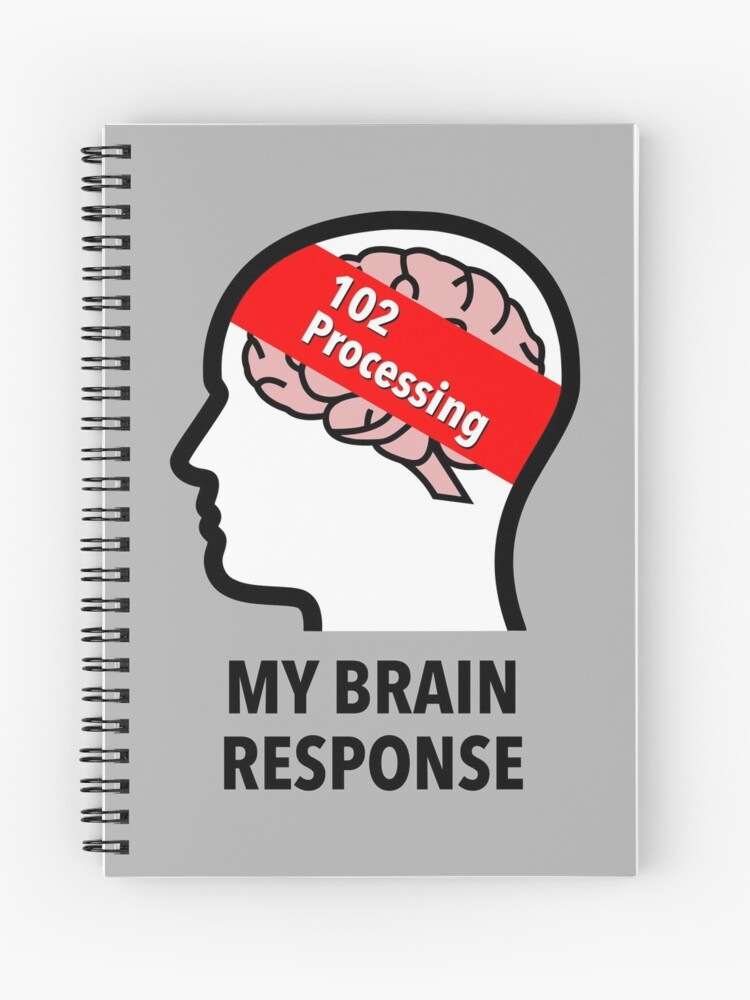 My Brain Response: 102 Processing Spiral Notebook product image