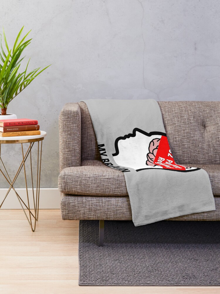 My Brain Response: 402 Payment Required Throw Blanket product image