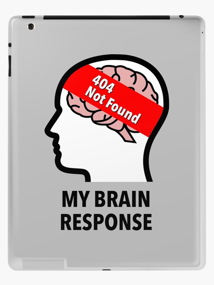 My Brain Response: 404 Not Found iPad Snap Case product image