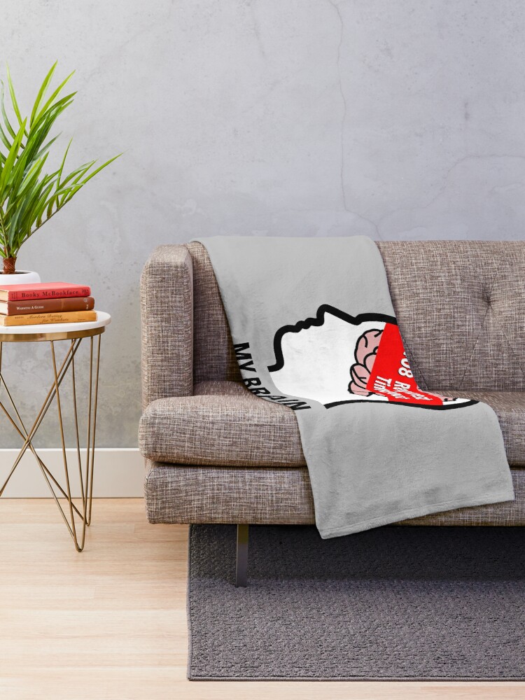 My Brain Response: 408 Request Timeout Throw Blanket product image
