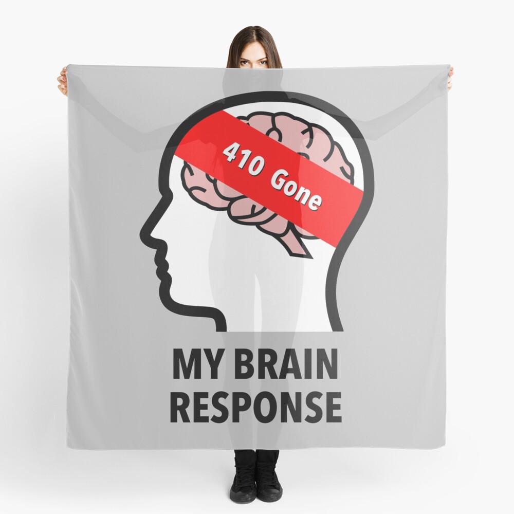 My Brain Response: 410 Gone Scarf product image